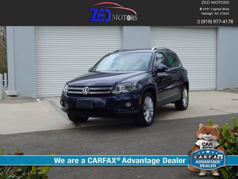 2012 Volkswagen Tiguan SE in Raleigh NC For Sale - Image 1