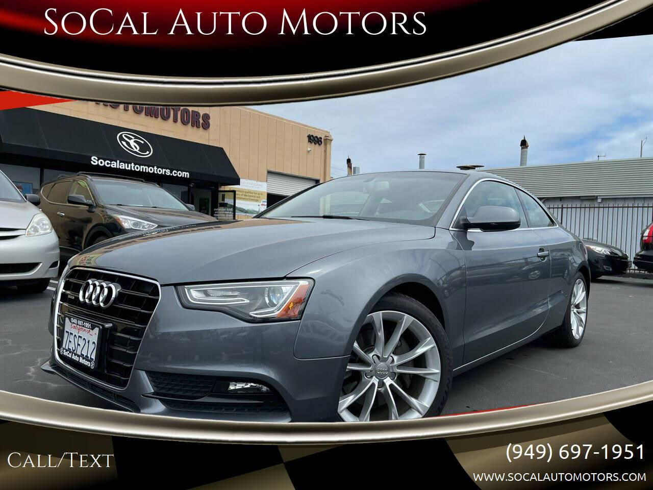 2013 Audi A5 Premium Plus in Costa Mesa CA For Sale - Image 1