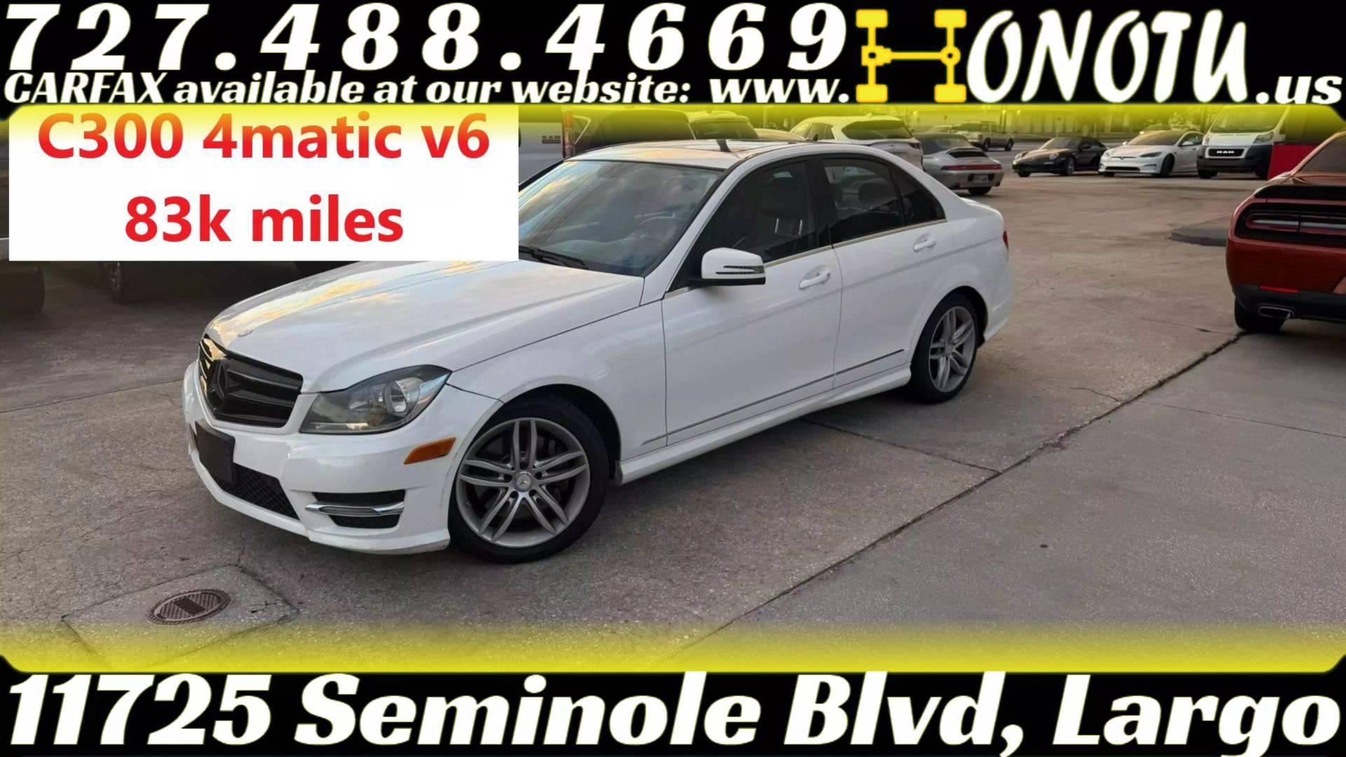 2013 Mercedes-Benz C-Class C 300 in Largo FL For Sale - Image 1