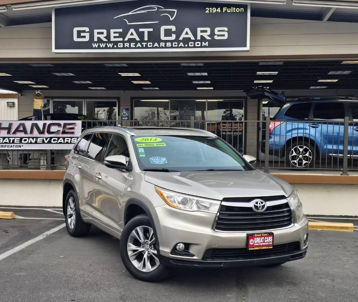 2014 Toyota Highlander XLE in Sacramento CA For Sale - Image 1