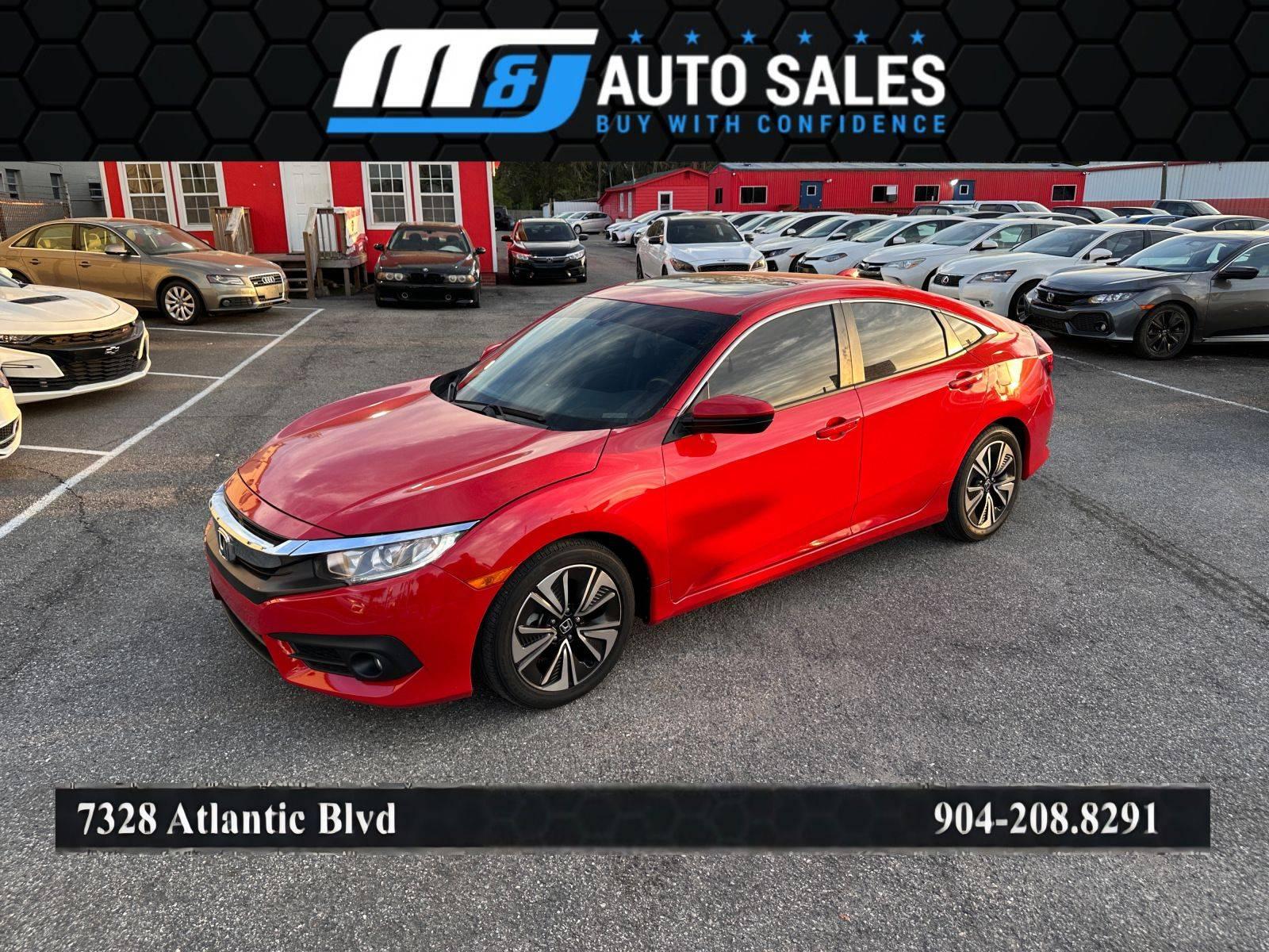 2018 Honda Civic EX-L in Jacksonville FL For Sale - Image 1