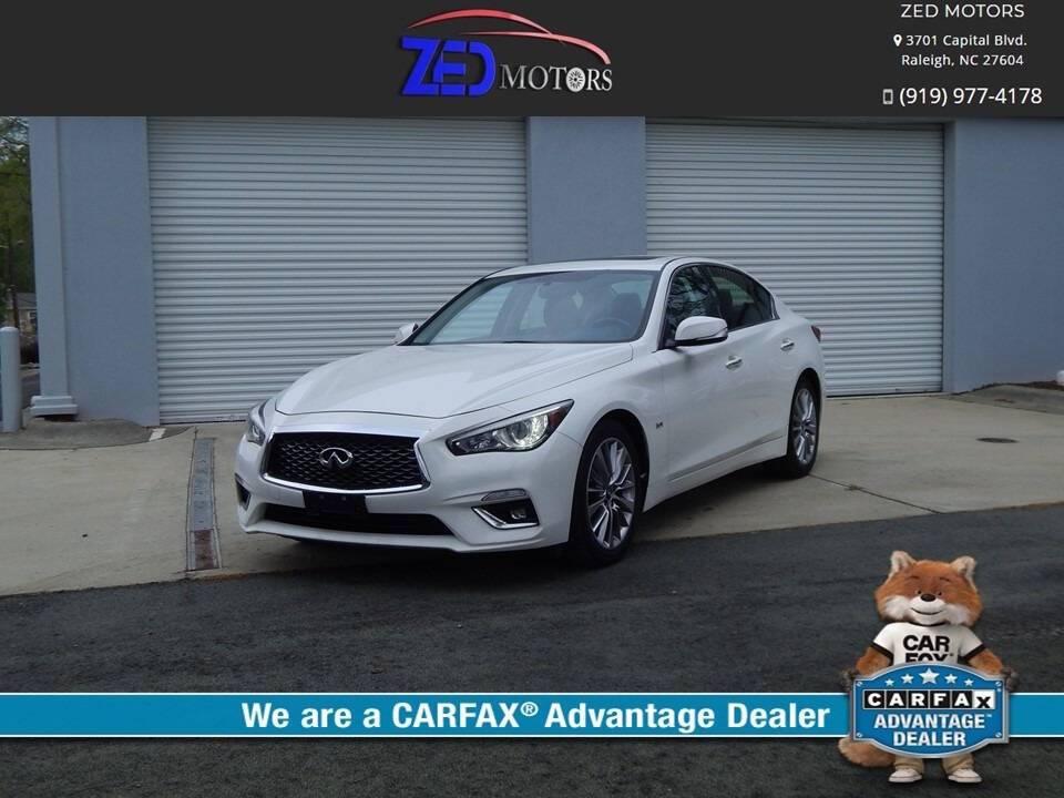 2018 INFINITI Q50 3.0t LUXE in Raleigh NC For Sale - Image 1