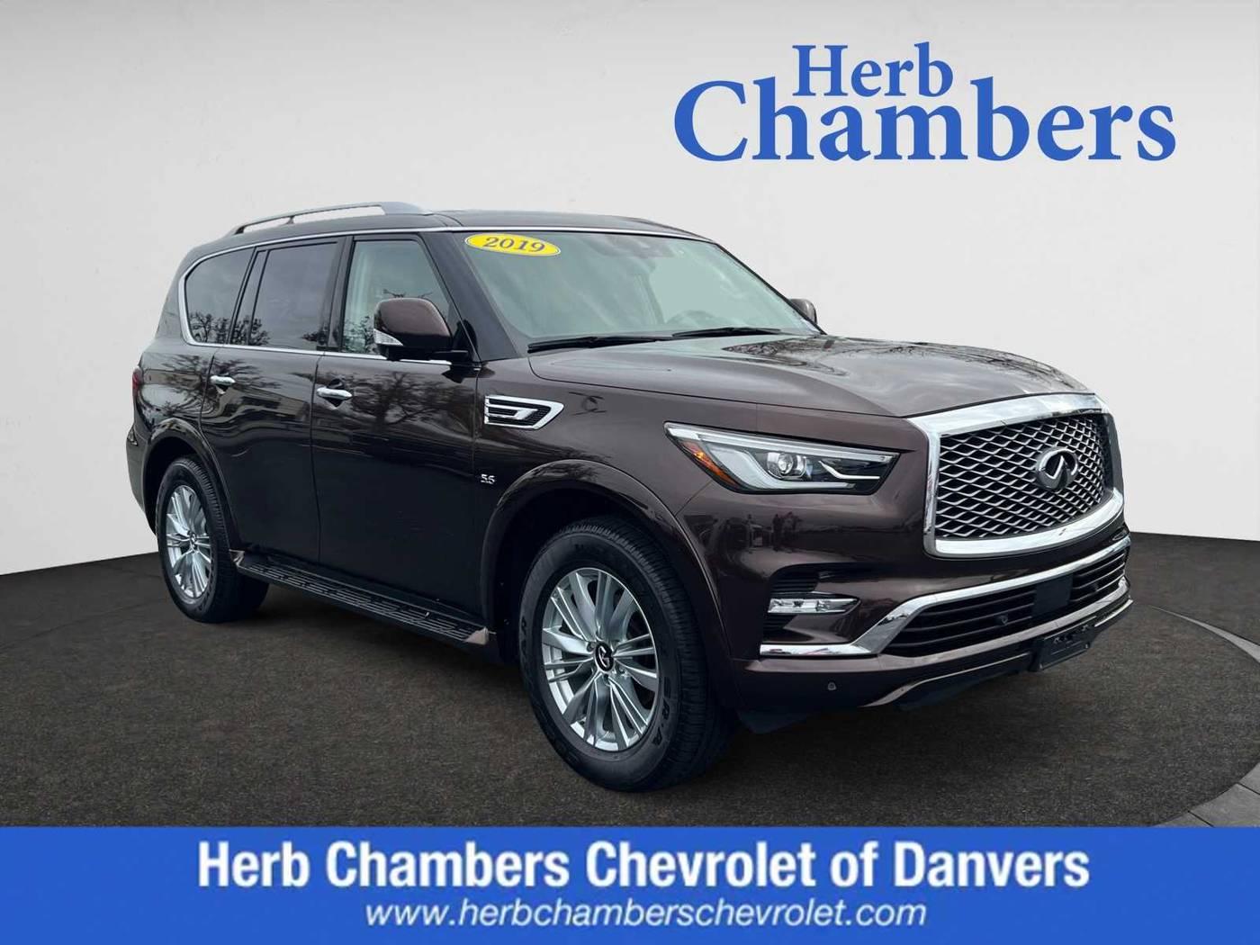 2019 INFINITI QX80 LUXE in Danvers MA For Sale - Image 1