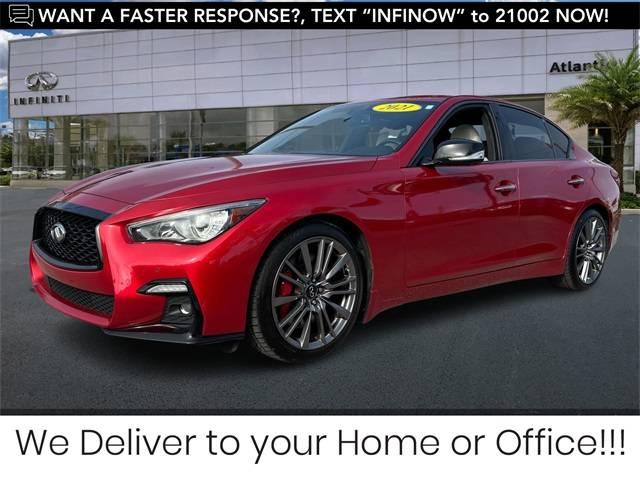 2021 INFINITI Q50 RED SPORT 400 in Jacksonville FL For Sale - Image 1