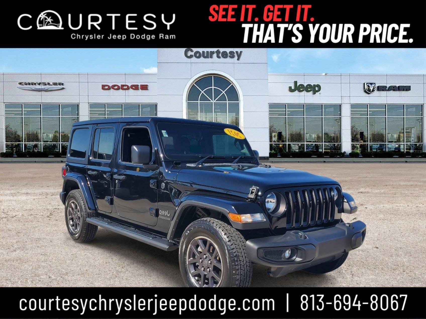 2021 Jeep Wrangler 80th Anniversary in Tampa FL For Sale - Image 1