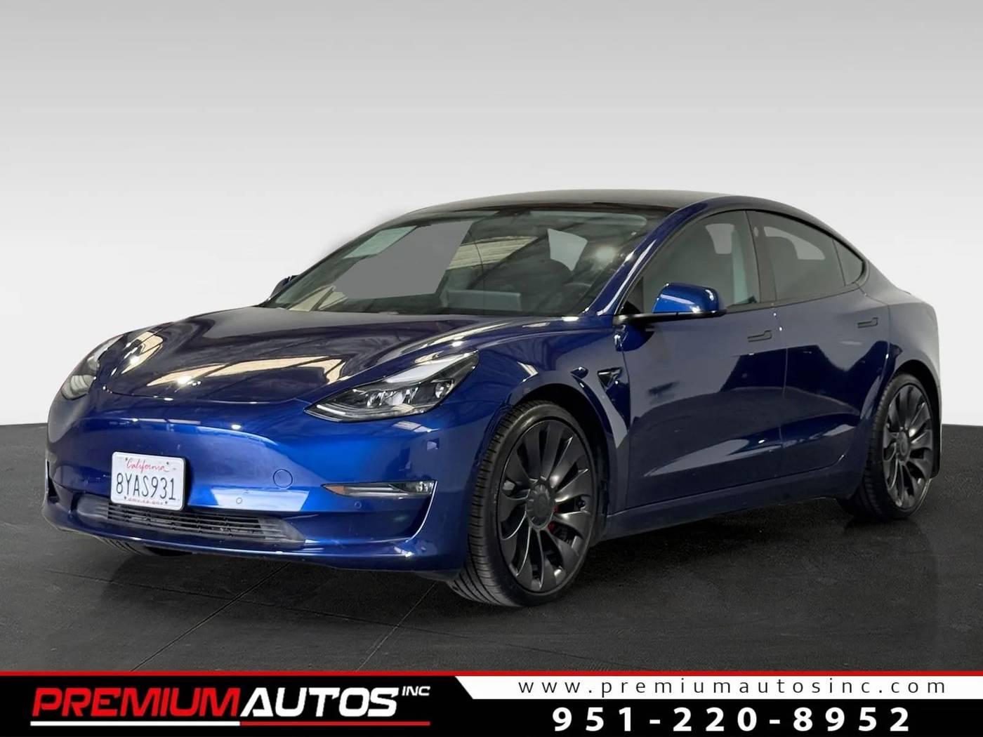 2021 Tesla Model 3 Performance in Norco CA For Sale - Image 1
