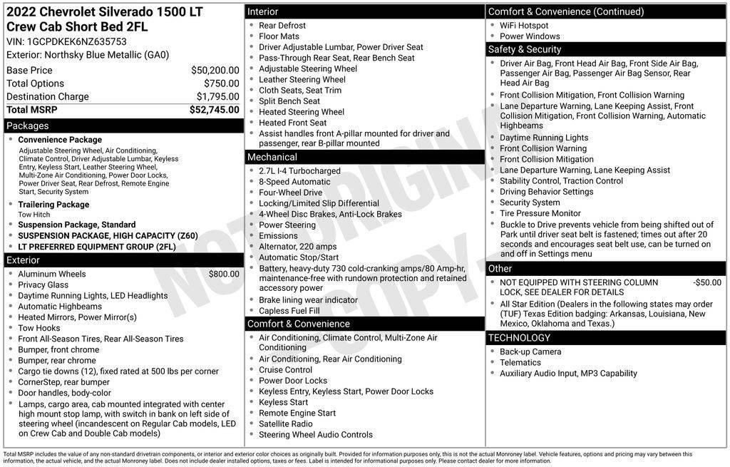 2022 Chevrolet Silverado 1500 LT in Clinton Township MI For Sale - Image 1