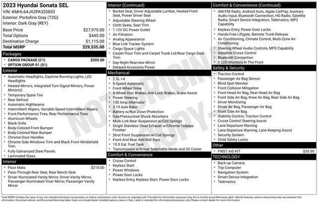 2023 Hyundai Sonata SEL in Jacksonville FL For Sale - Image 1