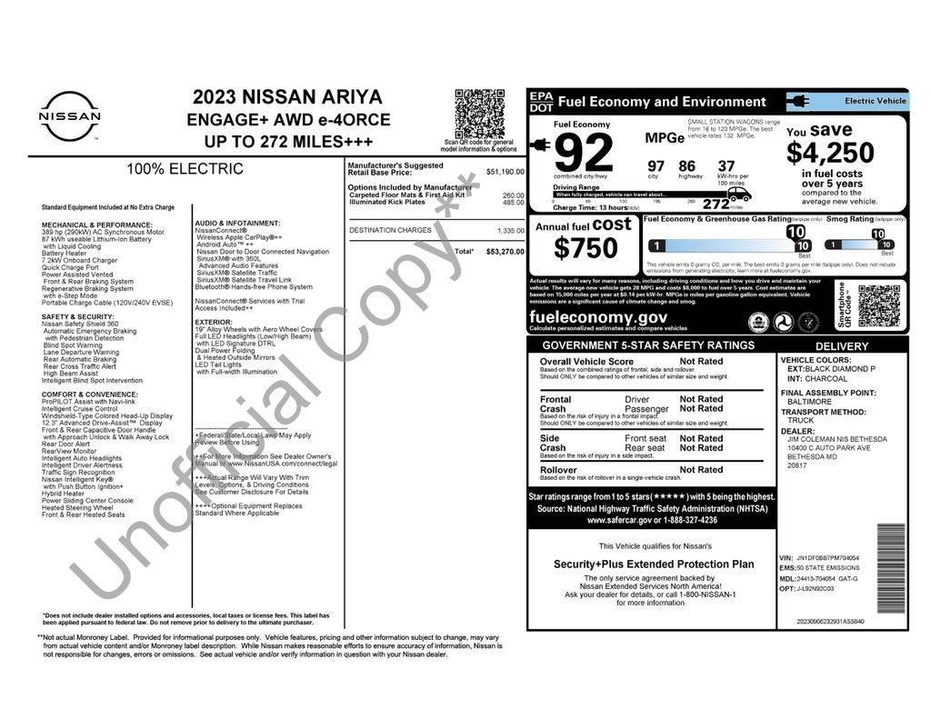 2023 Nissan Ariya Engage+ in Nashville TN For Sale - Image 1