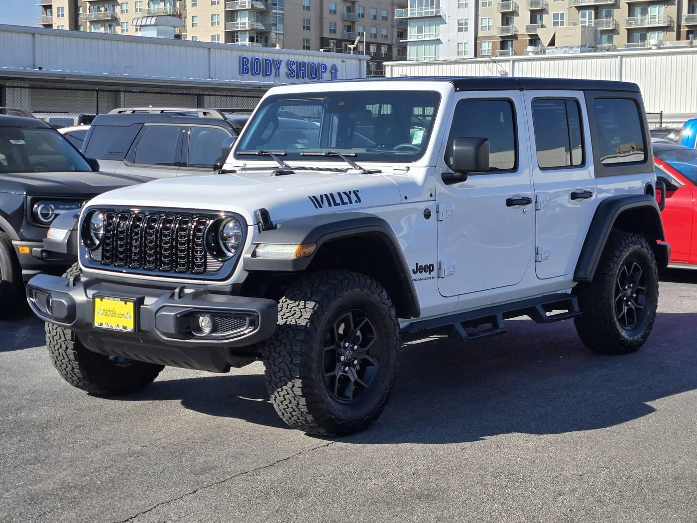 2024 Jeep Wrangler Willys in Houston TX For Sale - Image 1
