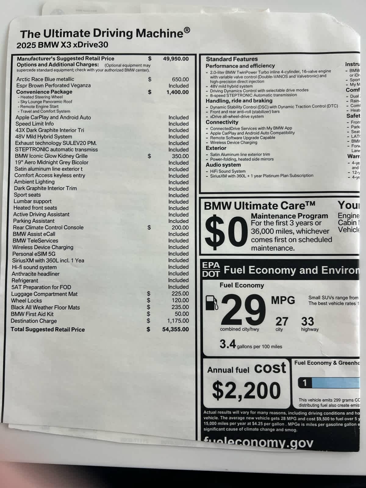 2025 BMW X3 30 in Owings Mills MD For Sale - Image 1