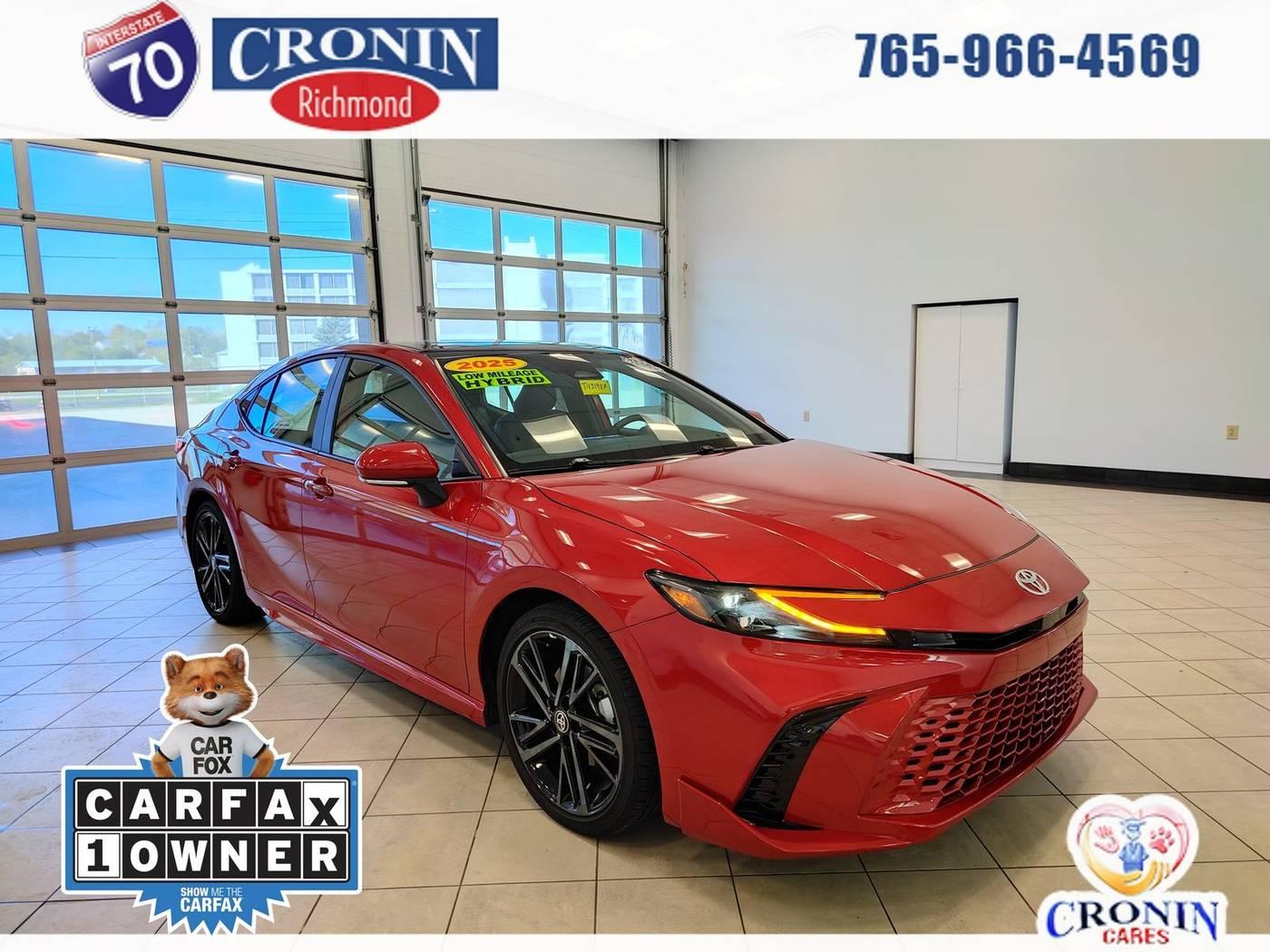 2025 Toyota Camry Hybrid XSE in Richmond IN For Sale - Image 1