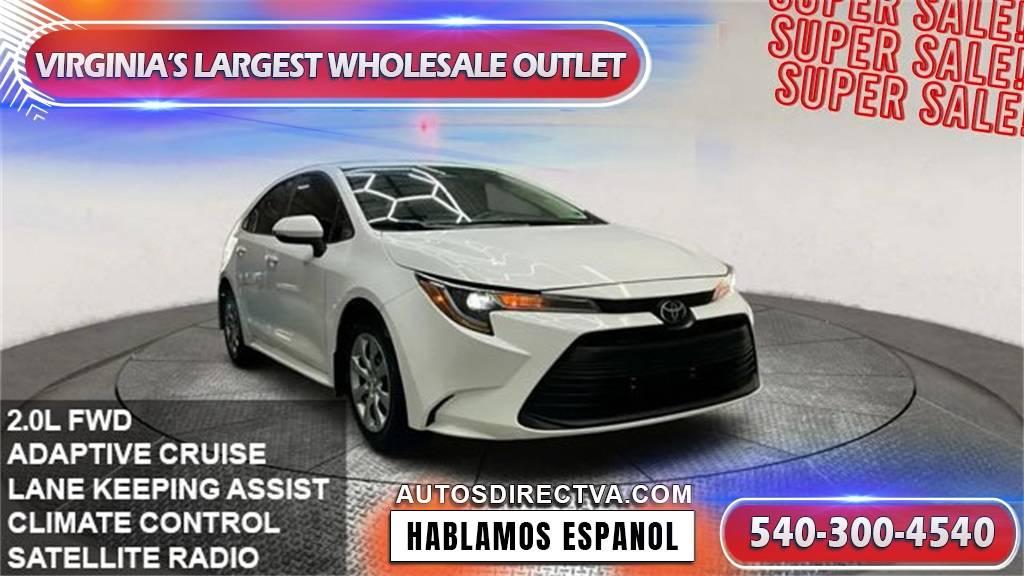 2025 Toyota Corolla LE in Manassas VA For Sale - Image 1